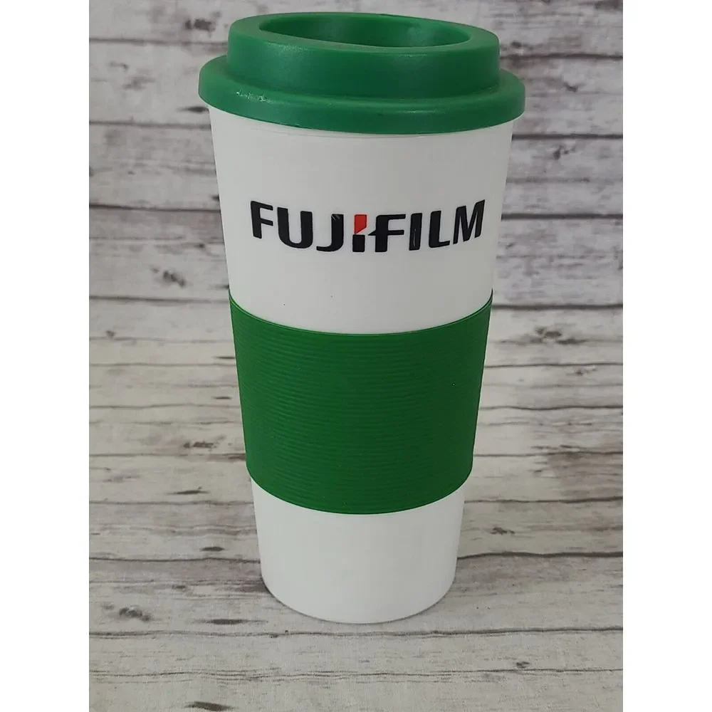 Fujifilm Plastic Tumbler Screw On Lid Rare